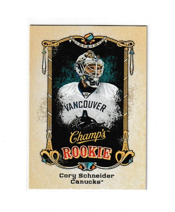 2008-09 Upper Deck Champs Rookie #114 Cory Schneider
