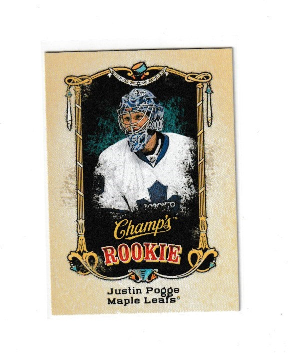 2008-09 Upper Deck Champs Rookie #108 Justin Pogge