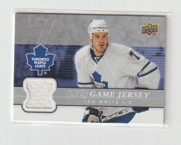 2008-09 Upper Deck Game Jersey #GJ-IW Ian White
