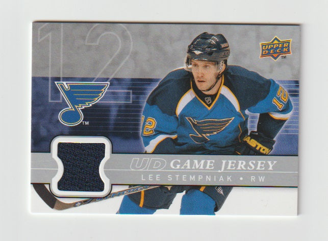 2008-09 Upper Deck Game Jersey #GJ-LS Lee Stempniak