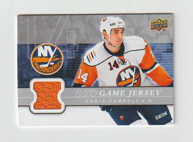 2008-09 Upper Deck Game Jersey #GJ2-CC Chris Campoli