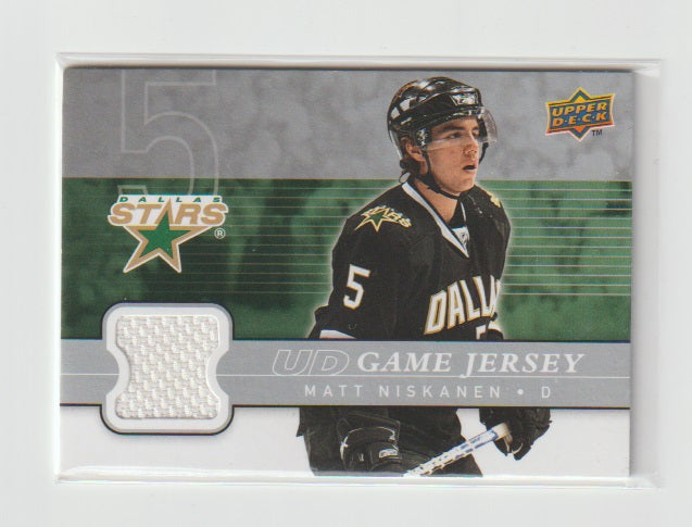2008-09 Upper Deck Game Jersey #GJ2-MN Matt Niskanen