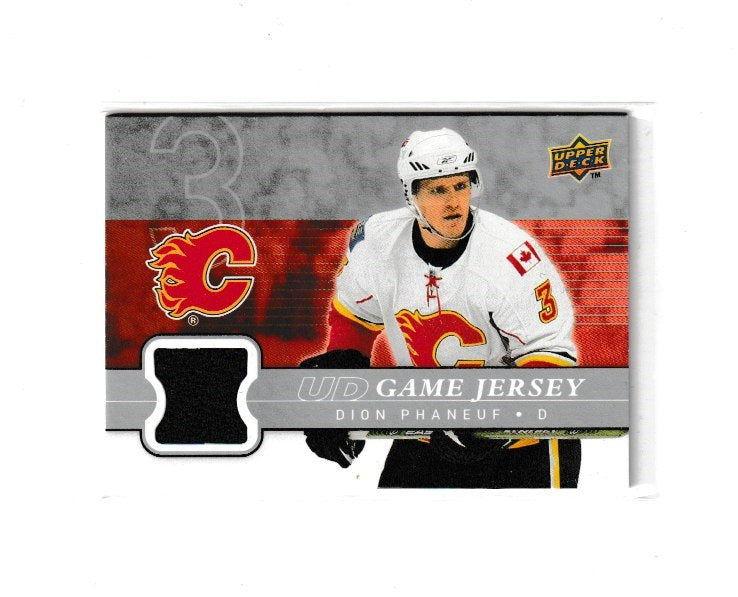 2008-09 Upper Deck Game Jerseys #GJ-DP Dion Phaneuf