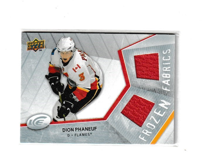 2008-09 Upper Deck Ice Frozen Fabrics #FF-DP Dion Phaneuf