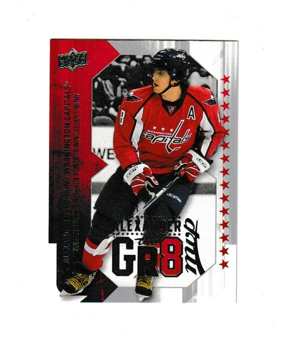 2008-09 Upper Deck MVP Alexander The Gr8 #A03 Alexander Ovechkin