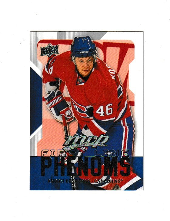 2008-09 Upper Deck MVP First Line Phenoms #FL3 Andrei Kostitsyn