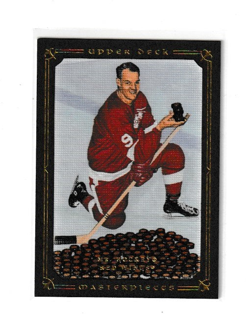 2008-09 Upper Deck Masterpieces Brown #80 Gordie Howe