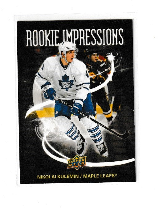 2008-09 Upper Deck Rookie Impressions #RI12 Nikolai Kulemin