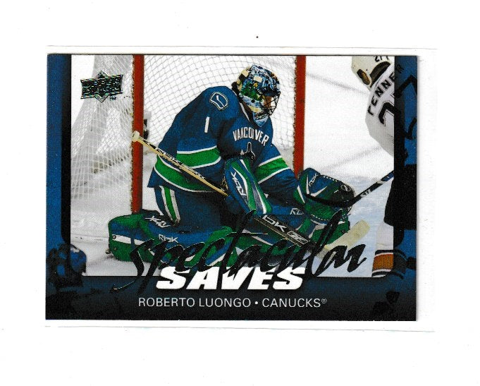 2008-09 Upper Deck Spectacular Saves #SAVE7 Roberto Luongo