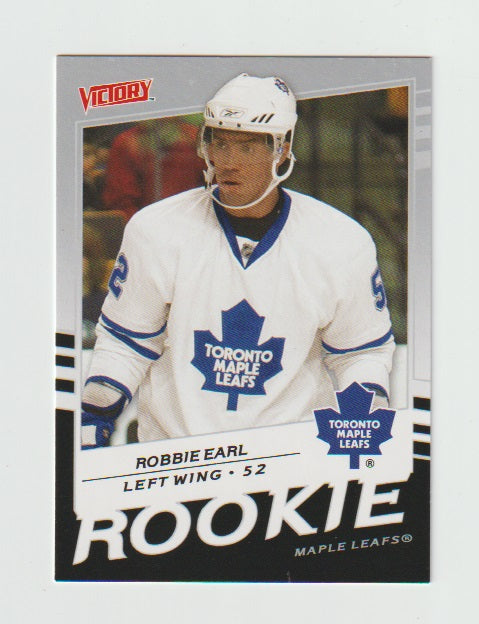 2008-09 Upper Deck Victory Rookies #206 Robbie Earl