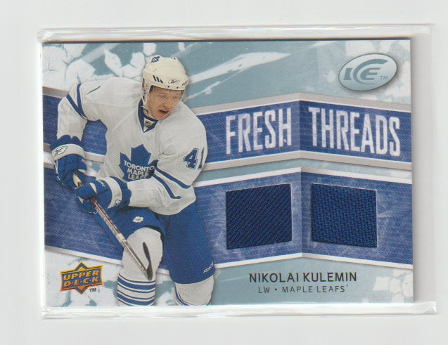 2008-09 Upper Deck Ice Fresh Threads #FT-NK Nikolai Kulemin