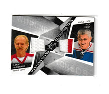 Load image into Gallery viewer, 2008-09 SPx Winning Combos #WC-MV Lanny McDonald &amp; Rick Vaive
