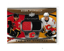 Load image into Gallery viewer, 2008-09 Upper Deck Trilogy Two-Way Threads #2W-DP Dion Phaneuf
