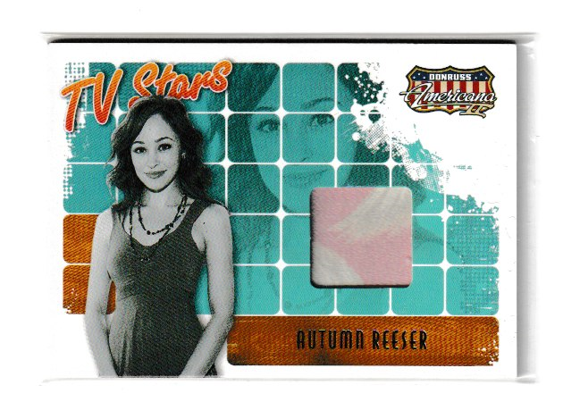 2008 Americana 2 TV Stars Materials Small Screen #TSAR Autumn Reeser