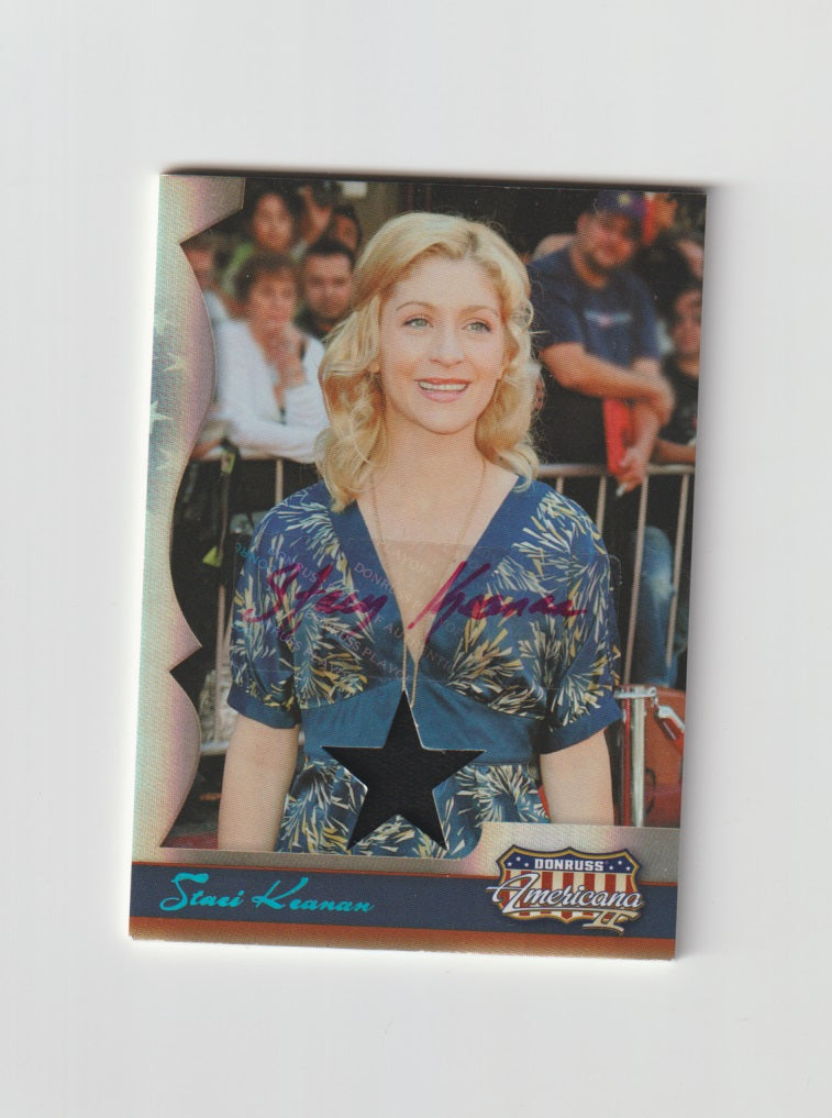 2008 Americana II Stars Signature Materials #188 Staci Keanan