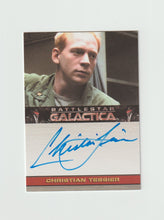 Load image into Gallery viewer, 2008 Battlestar Galactica Season 3 Autographs Christian Tessier as Tucker Clellan
