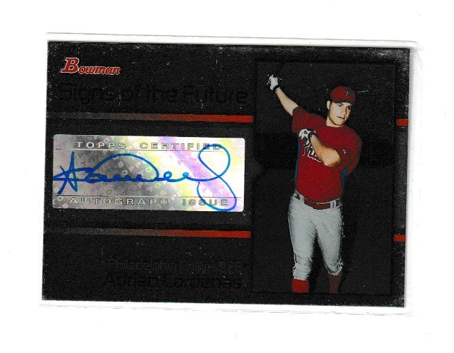 2008 Bowman Draft Signs Of The Future #SOF-AC Adrian Cardenas