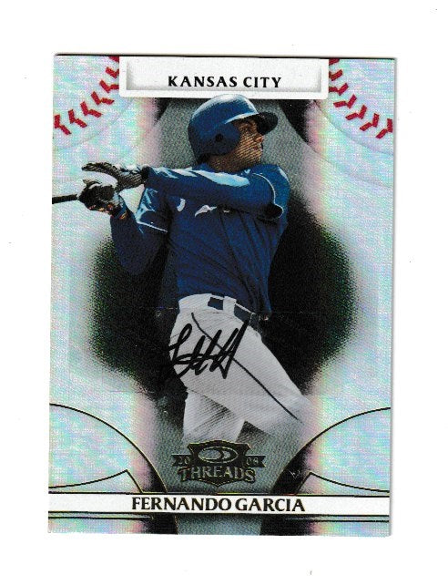 2008 Donruss Threads Signatures Gold #78 Fernando Garcia