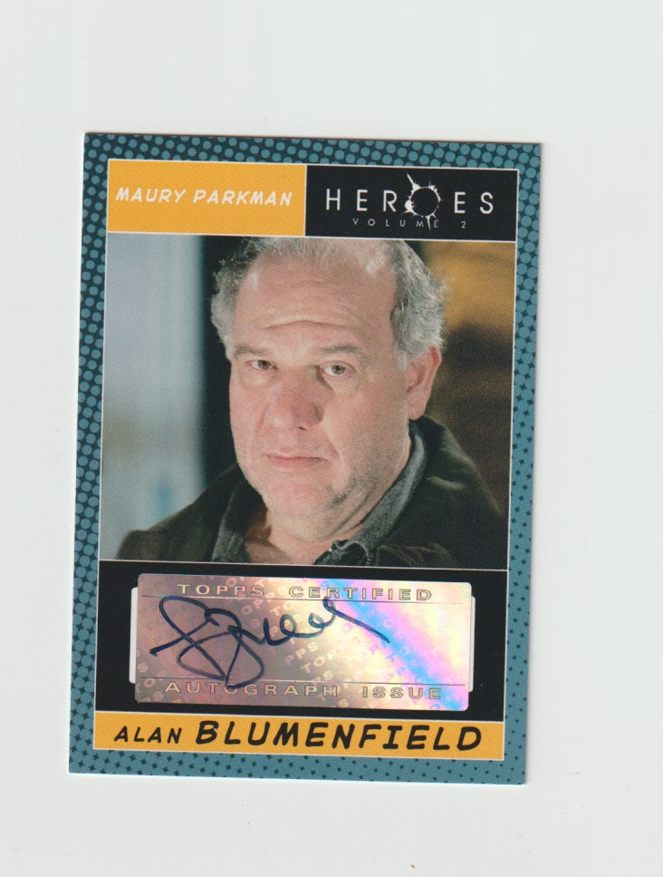2008 Heroes Vol 2 Autographs Alan Blumenfield as Maury Parkman