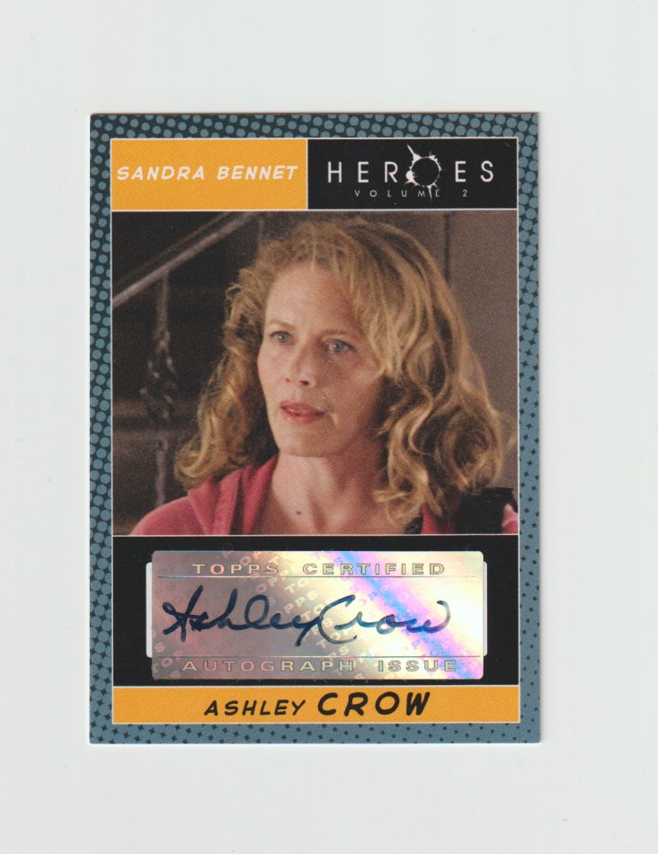 2008 Heroes Vol 2 Autographs Ashley Crow as Sandra Bennet