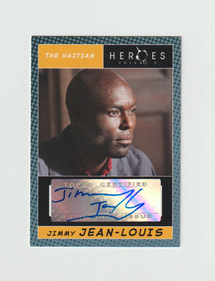 2008 Heroes Vol 2 Autographs Jimmy Jean-Louis as The Haitian