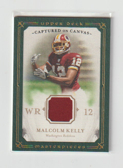 2008 UD Masterpieces Captured on Canvas Jersey #CC46 Malcolm Kelly