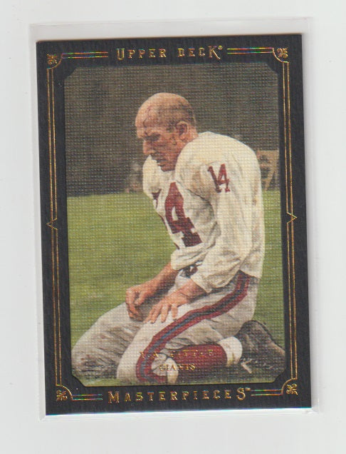 2008 UD Masterpieces Framed Black #90 Y.A. Tittle