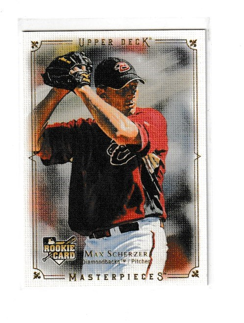 2008 UD Masterpieces Rookies #5 Max Scherzer