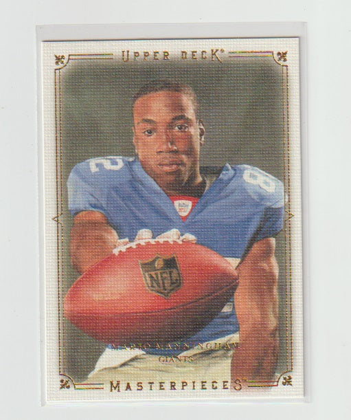 2008 UD Masterpieces Rookies #61 Mario Manningham