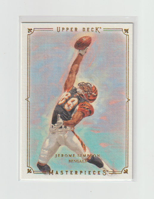 2008 UD Masterpieces Rookies #63 Jerome Simpson