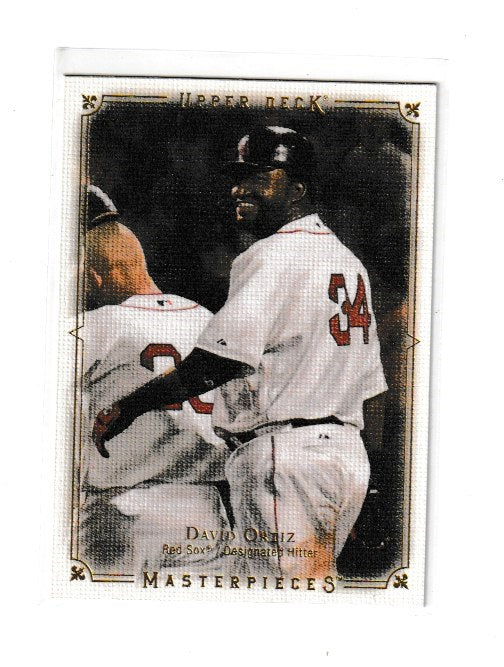 2008 UD Masterpieces #15 David Ortiz