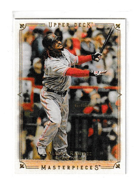 2008 UD Masterpieces #17 Manny Ramirez