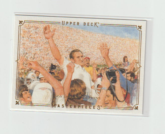 2008 UD Masterpieces #23 Don Shula