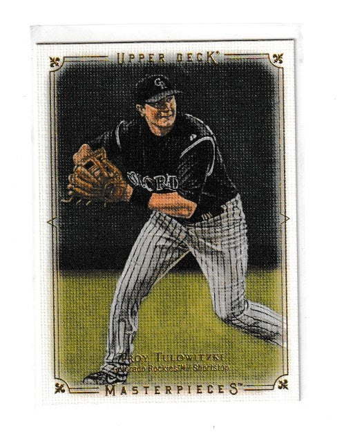 2008 UD Masterpieces #29 Troy Tulowitzki