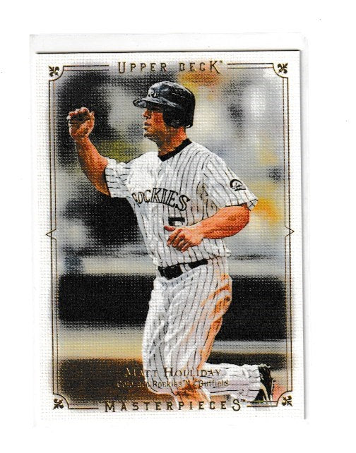 2008 UD Masterpieces #30 Matt Holliday