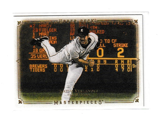 2008 UD Masterpieces #32 Justin Verlander