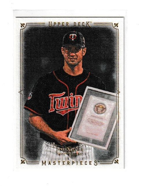 2008 UD Masterpieces #50 Joe Mauer