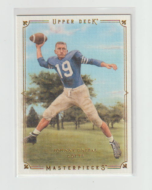 2008 UD Masterpieces #50 Johnny Unitas