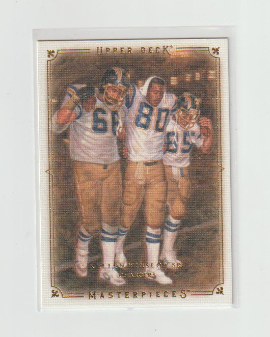 2008 UD Masterpieces #52 Kellen Winslow Sr