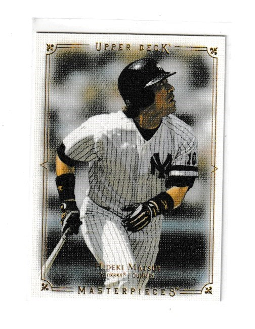 2008 UD Masterpieces #63 Hideki Matsui