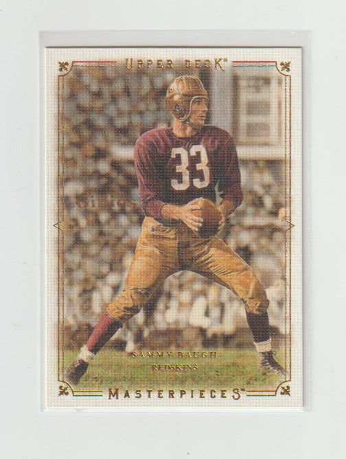 2008 UD Masterpieces #74 Sammy Baugh