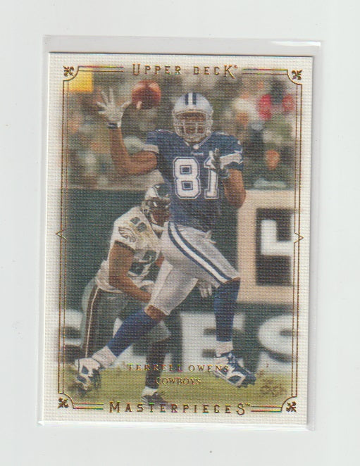 2008 UD Masterpieces #81 Terrell Owens