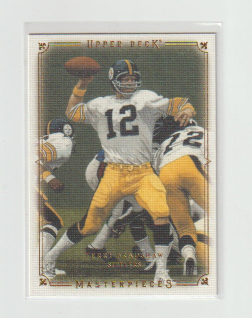 2008 UD Masterpieces #82 Terry Bradshaw