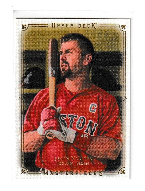 2008 UD Masterpieces #84 Jason Varitek