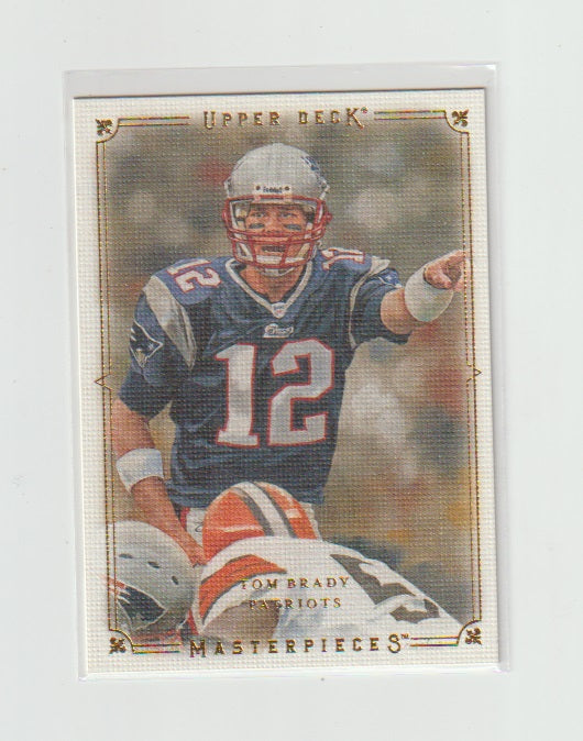 2008 UD Masterpieces #84 Tom Brady