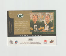 Load image into Gallery viewer, 2008 UD Masterpieces #97 Paul Hornung &amp; Brett Favre
