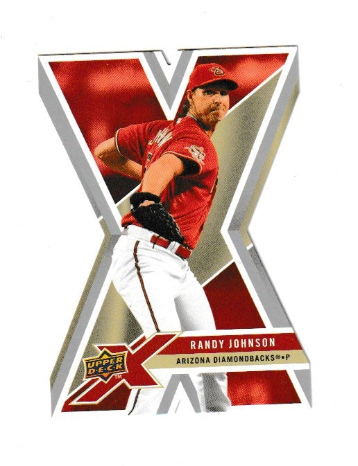 2008 Upper Deck X Die Cut #1 Randy Johnson