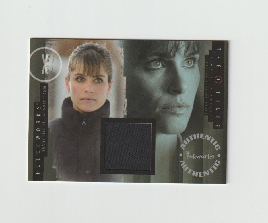 2008 X-Files I Want To Believe Pieceworks #PW-13 Amanda Peet as Agent Whitney