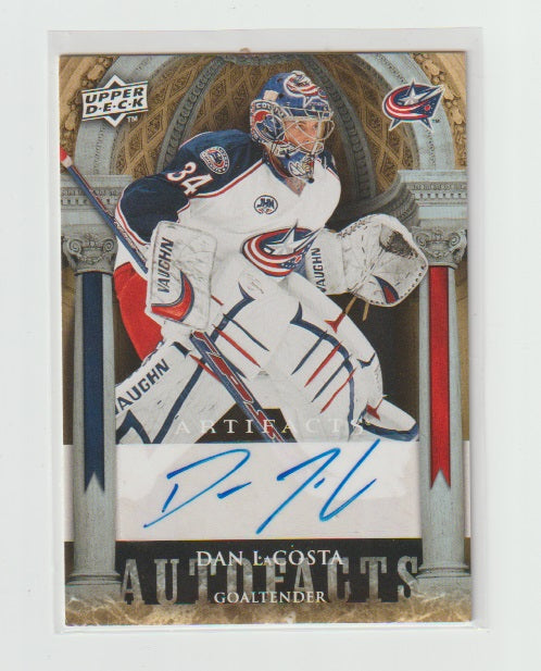2009-10 Artifacts Autofacts #AF-DL Dan LaCosta