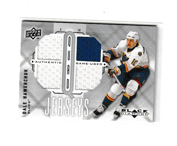 2009-10 Black Diamond Jerseys Quad #QJ-DH Dale Hawerchuk